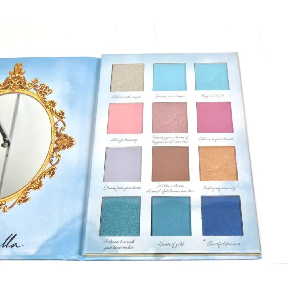 Disney Princess Cinderella Eyeshadow Storybook Palette ~ 12 Pan New